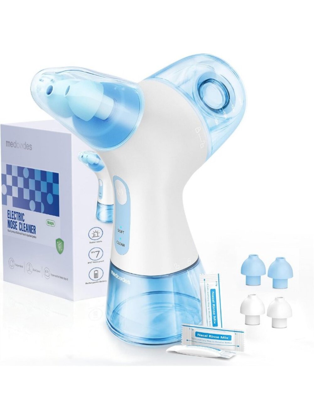 Nasal Irrigation System - Sinus & Nose Cleaner for Effective Nasal Rinse Relief